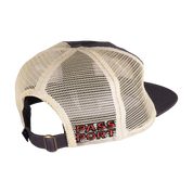 Casquette de camionneur pour pompiers de Brush - Goudron/Blanc cassé