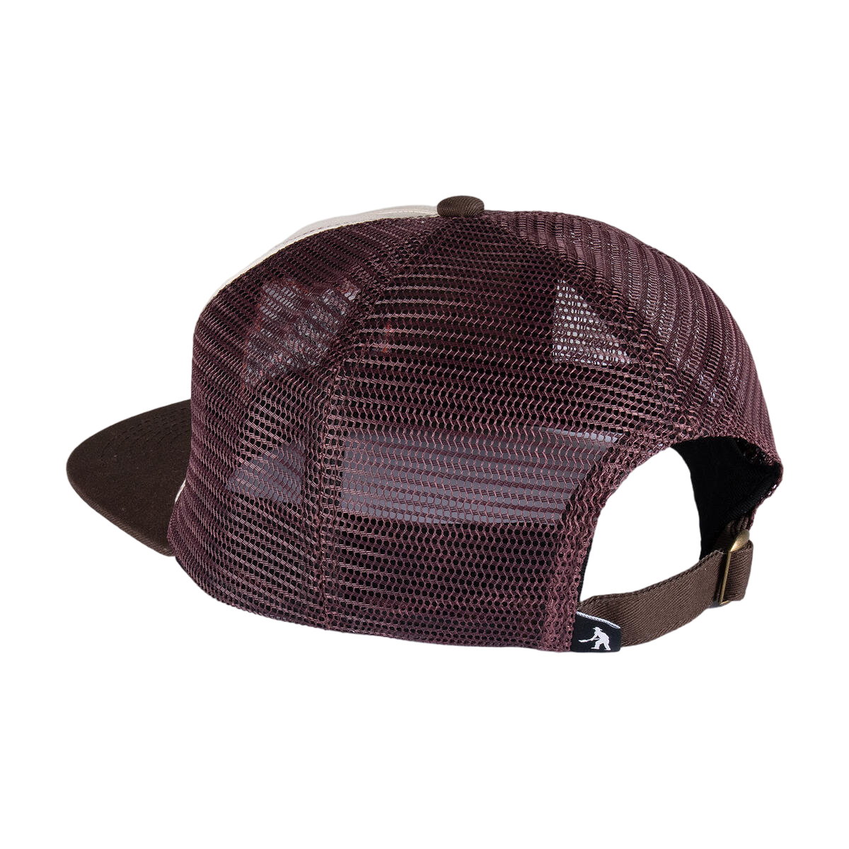 Casquette de camionneur pour pompiers de Brush - Chocolat/blanc cassé