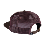 Casquette de camionneur pour pompiers de Brush - Chocolat/blanc cassé