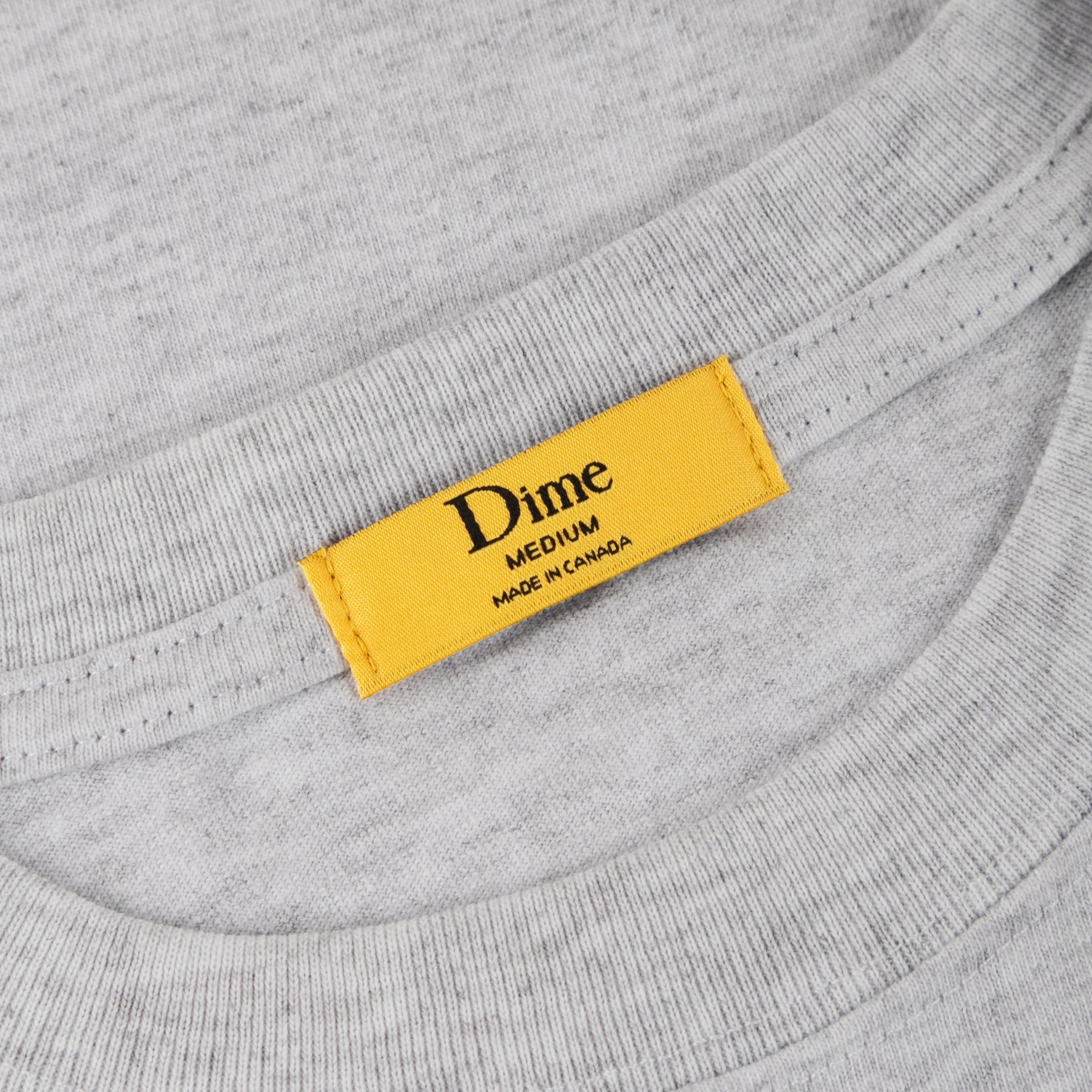 T-shirt classique à petit logo - Gris chiné