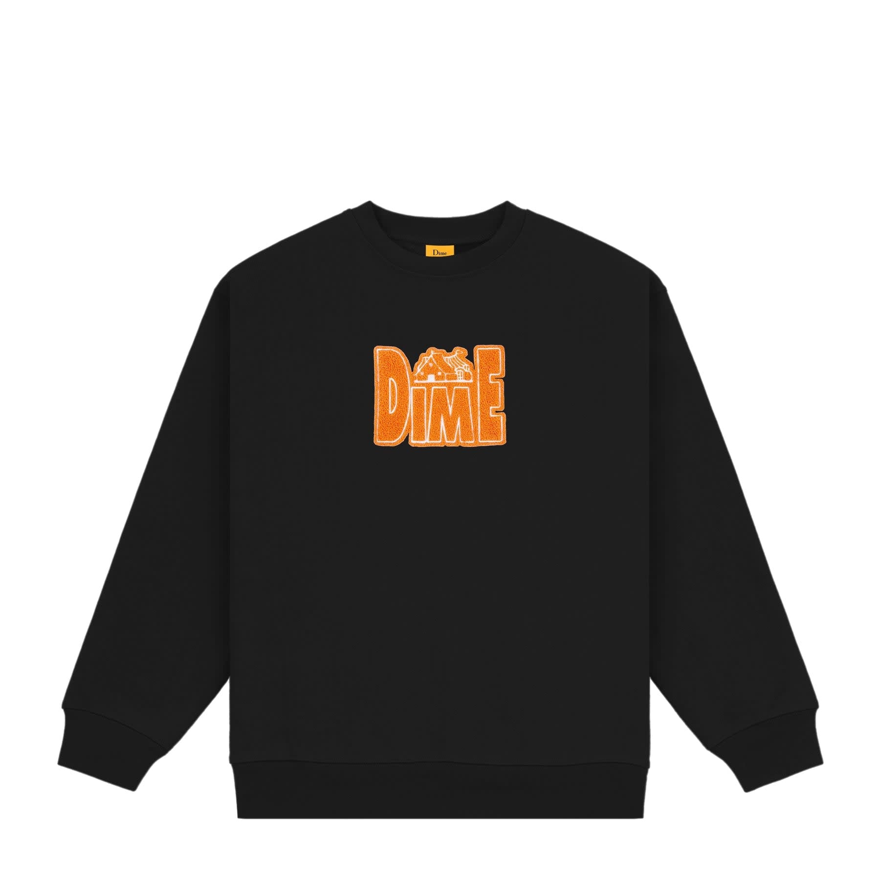【DIME】 Skateshop Crewneck / BLACK Dime Club Crewneck - Black – Palm Isle Skateshop