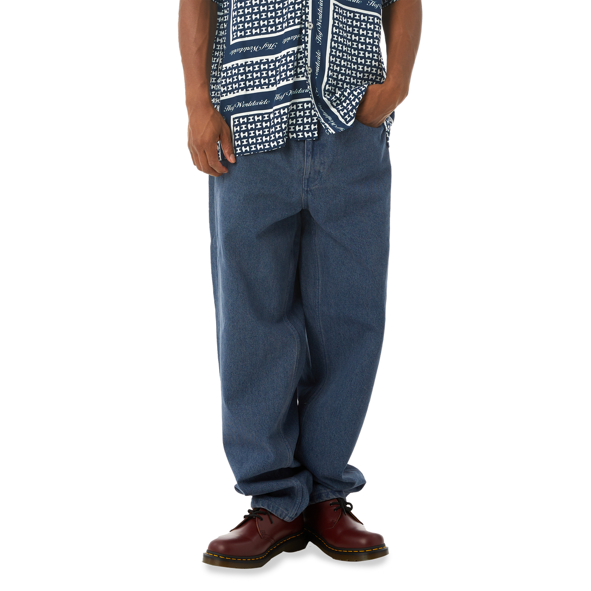 Pantalon délavé Cromer - Bleu nuit