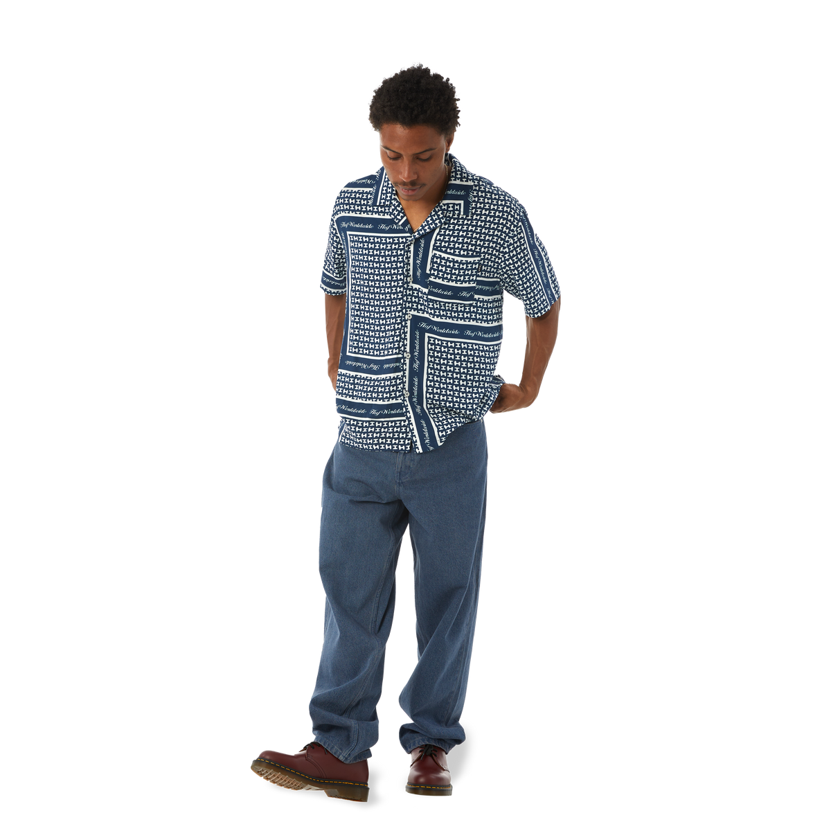 Pantalon délavé Cromer - Bleu nuit