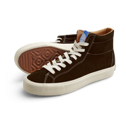 VM003 Suede Hi - Marron chocolat/blanc