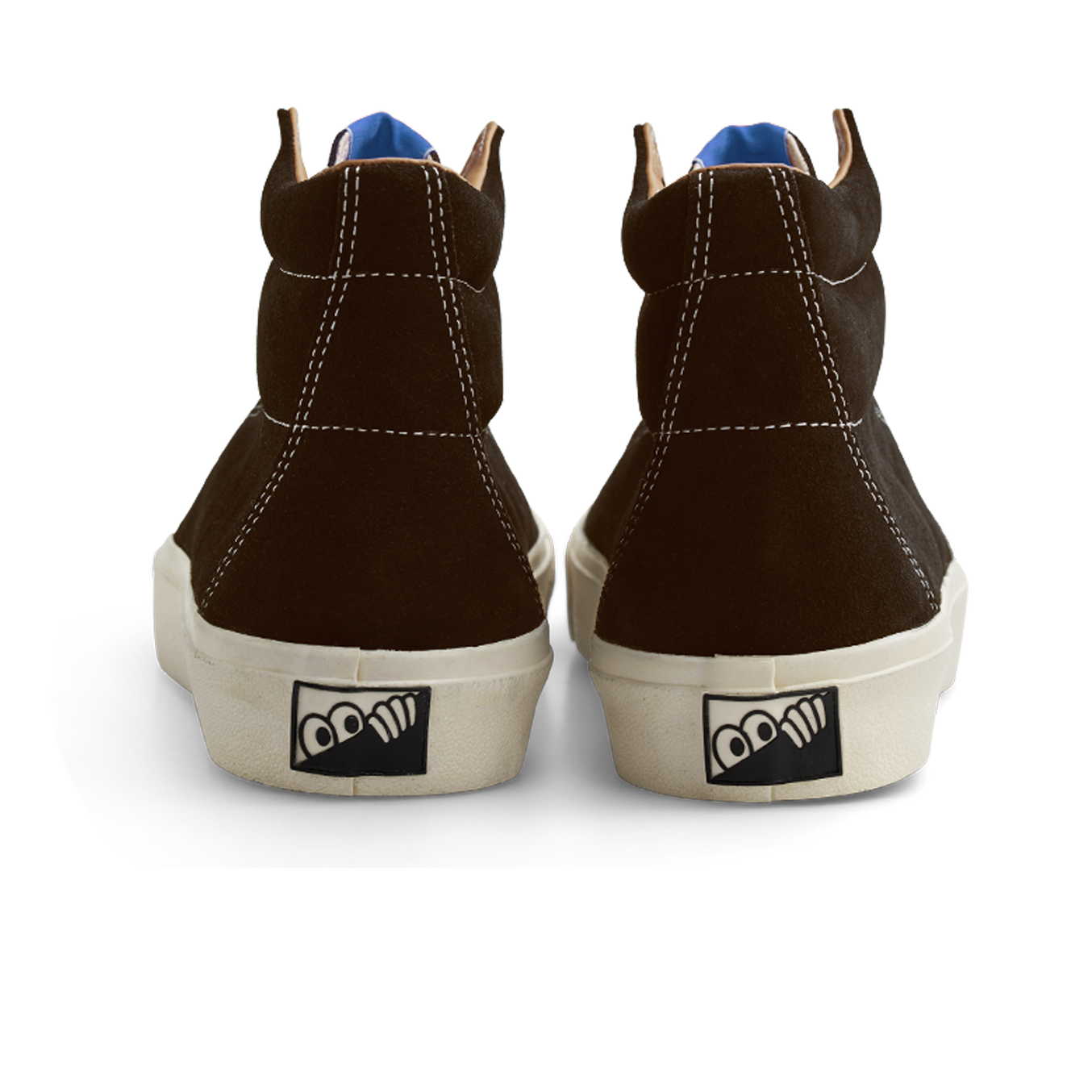 VM003 Suede Hi - Marron chocolat/blanc
