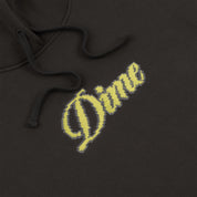 Pixel Cursive Hoodie - Vintage Black