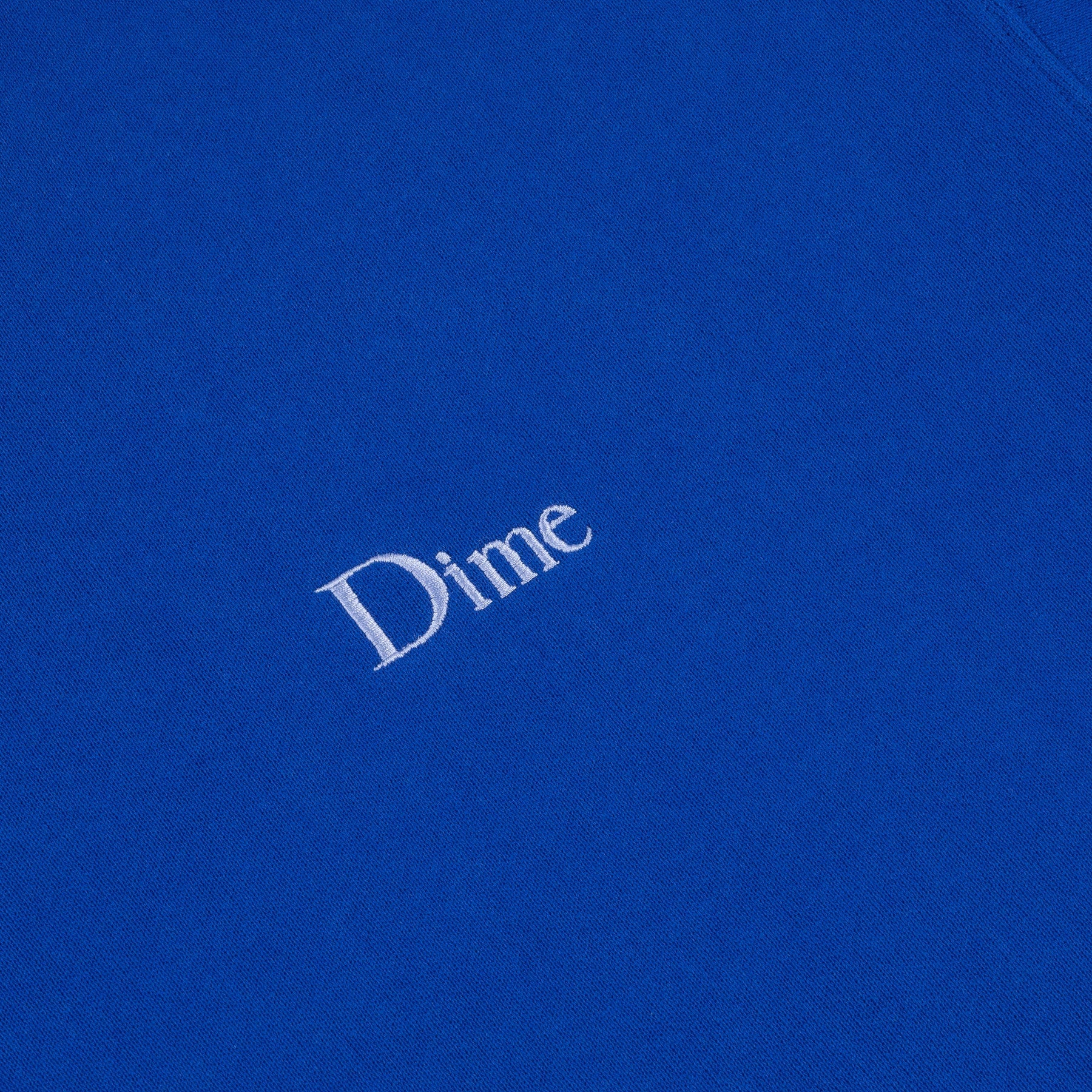 Col ras du cou classique avec petit logo - Bleu marine