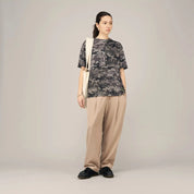 Pleated Twill Pants - Tan