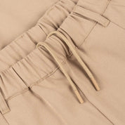Pleated Twill Pants - Tan
