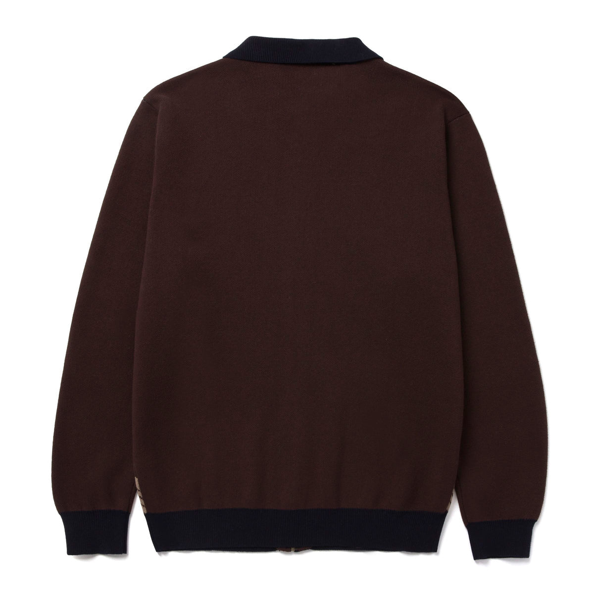 Pull zippé Dimensions - Chocolat