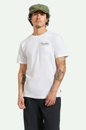 Fender Volume T-Shirt à poche M/C - Blanc