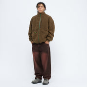 Coverstich Sherpa Fleece - Military Brown