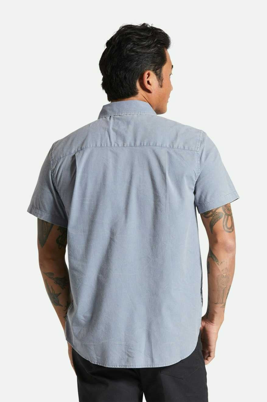 Chemise tissée Charter Sol Wash S/S - Flinstone Blue Sol Wash