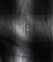 Broadcast Plaid SS Shirt - Black Ombre