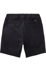 Short Madrid II en velours côtelé 8" - Noir