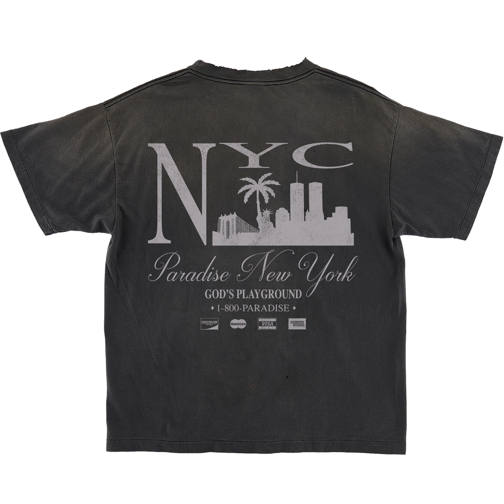 God's Playground SS T-Shirt - Vintage Black