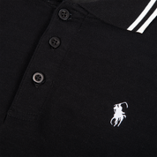Polo brodé Reaper Jockey - Noir