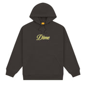 Pixel Cursive Hoodie - Vintage Black