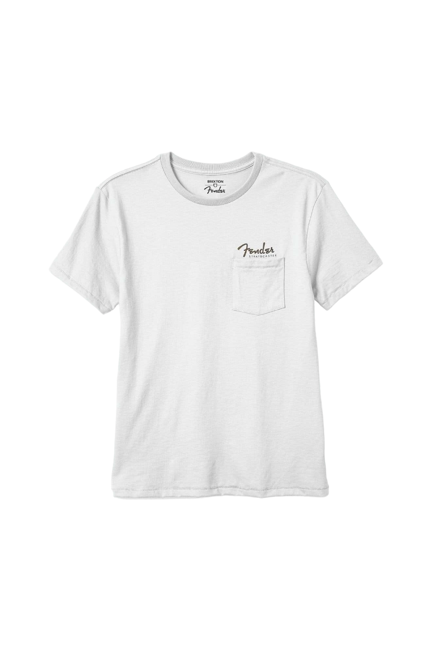 Fender Volume T-Shirt à poche M/C - Blanc