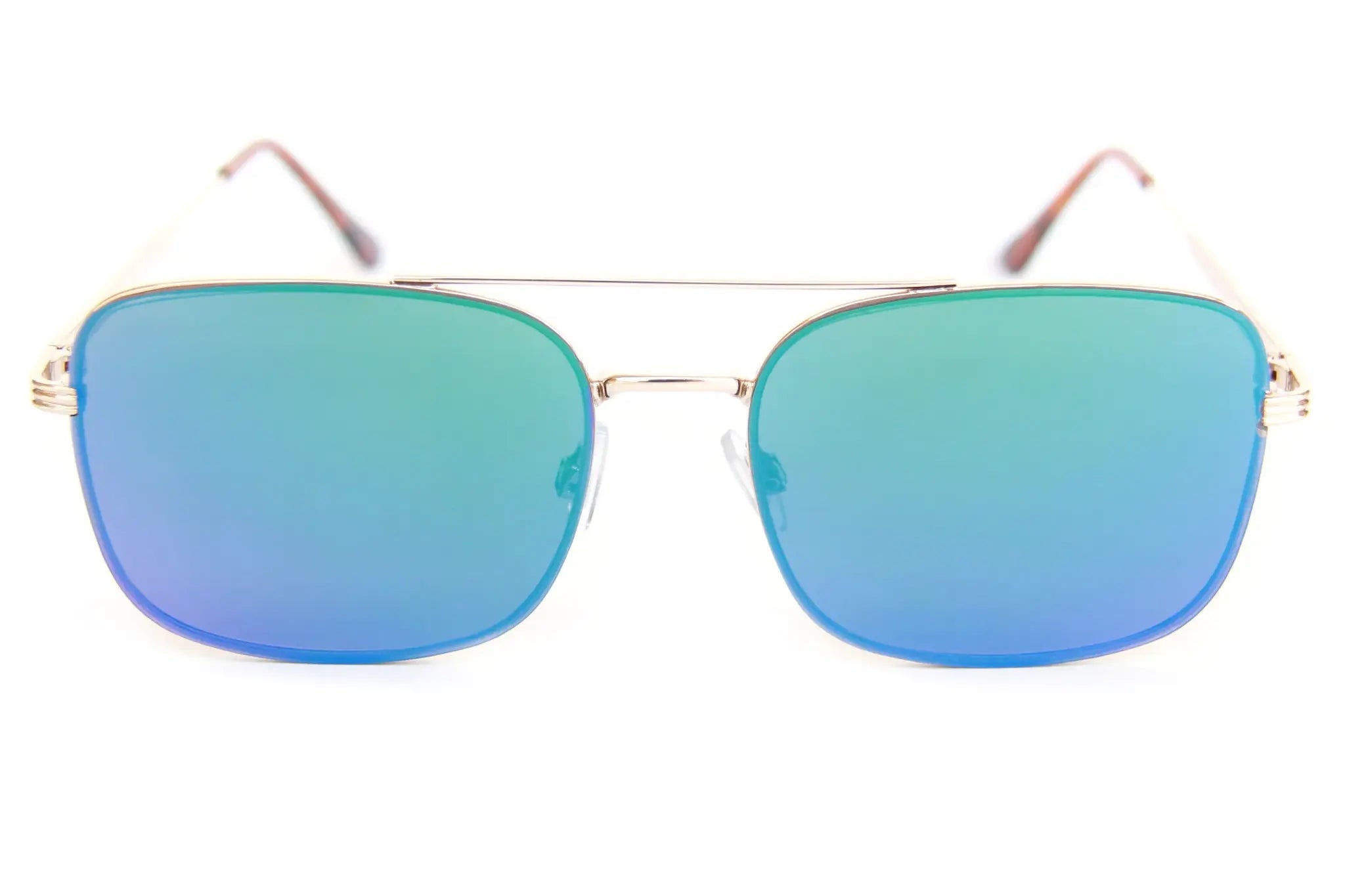 Les lunettes de soleil Beagle - Miroir vert doré