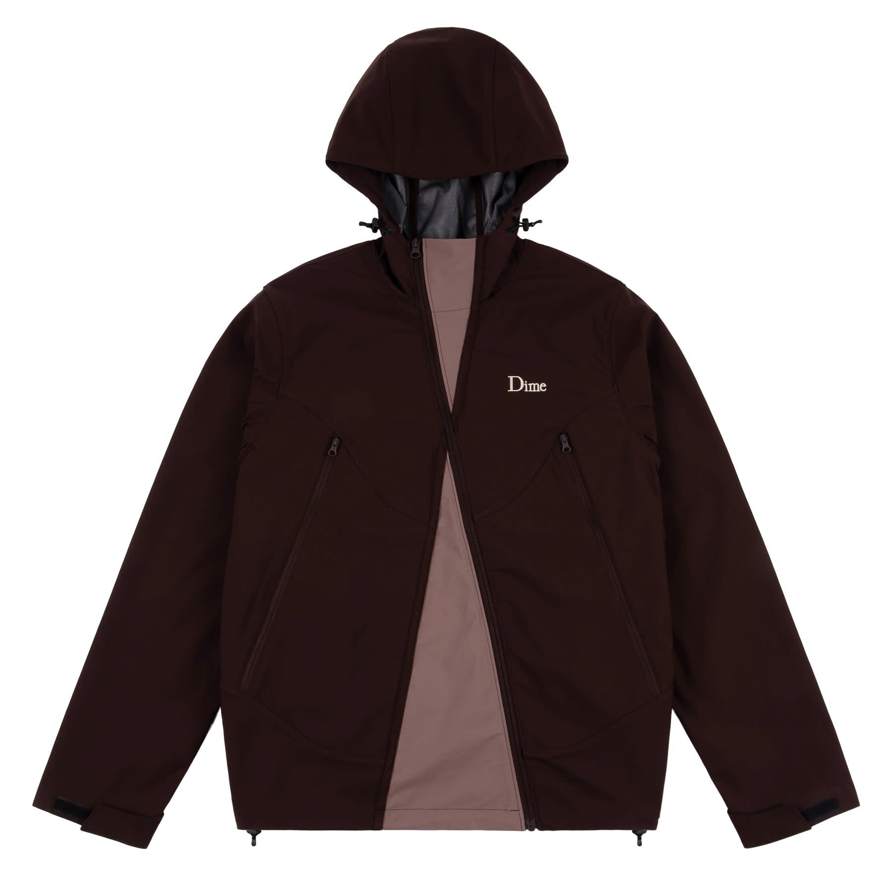Dime Extreme Windbreaker - Espresso – Palm Isle Skateshop