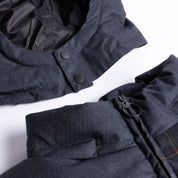 Doudoune en tweed de qualité supérieure - Gris foncé