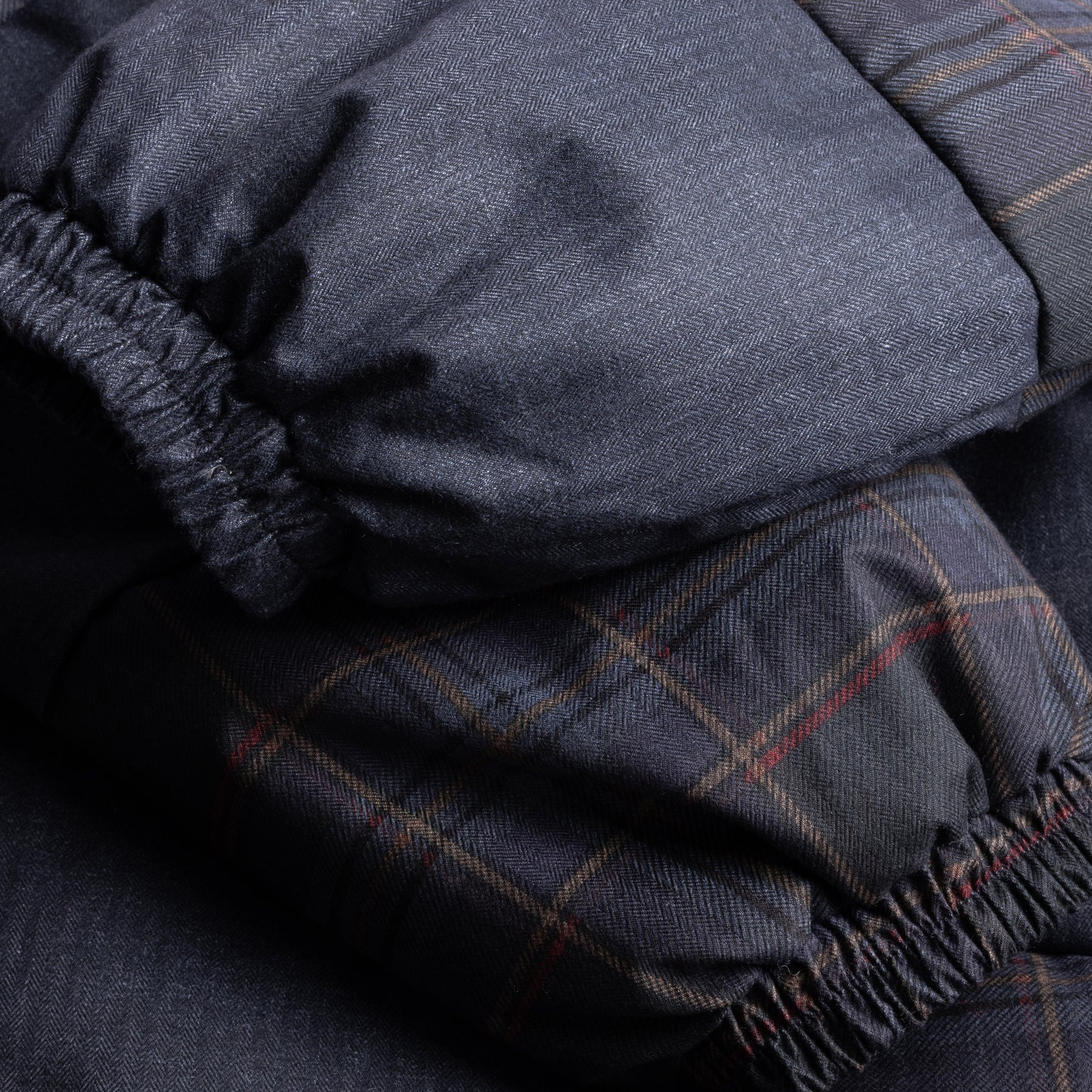 Doudoune en tweed de qualité supérieure - Gris foncé