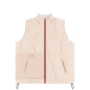 Sleeveless Puffer - Tan