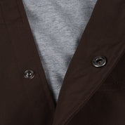 Veste d'entraîneur cursive - Espresso
