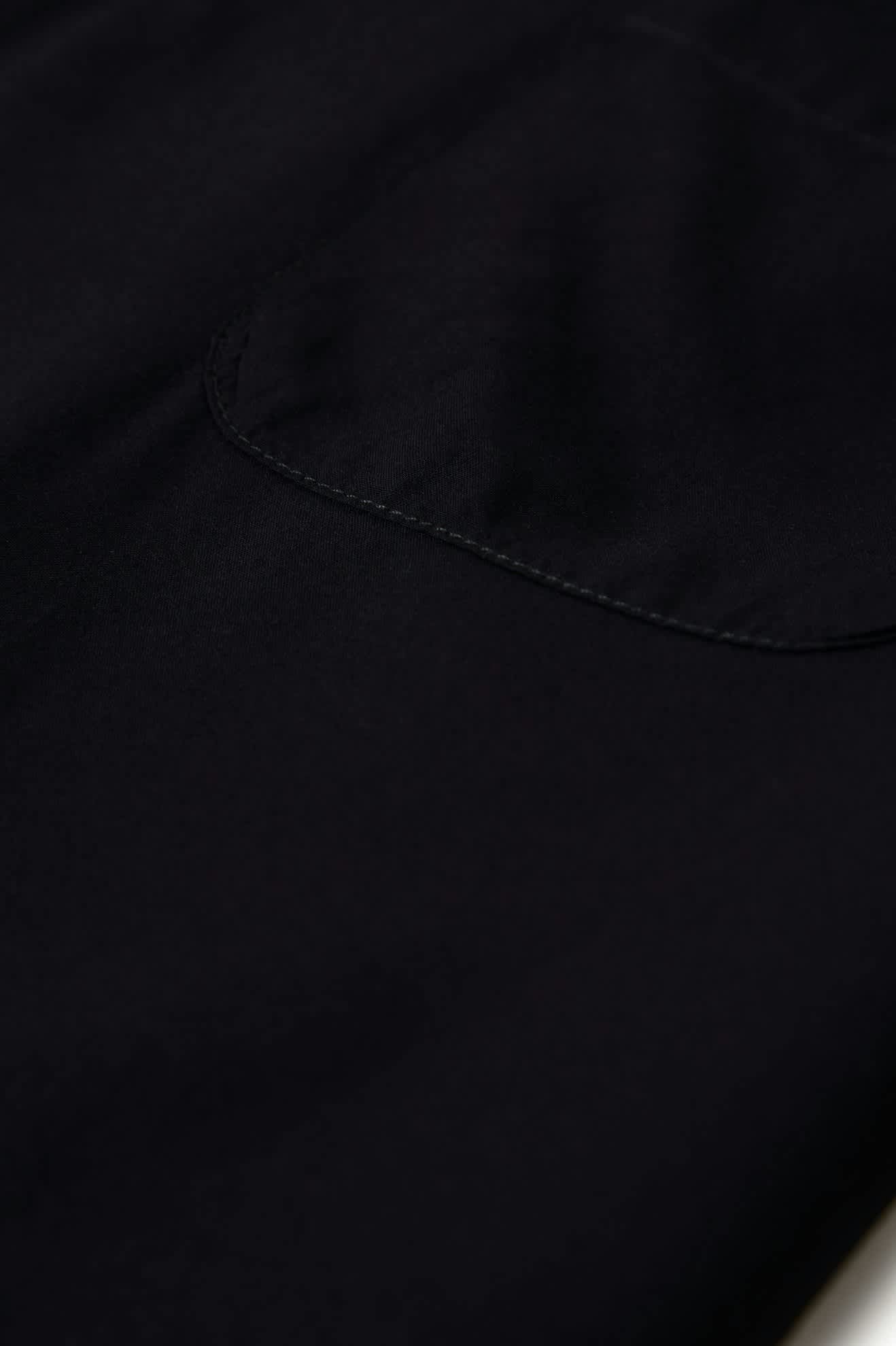 Bunker Chemise à Col Camp M/C - Noir