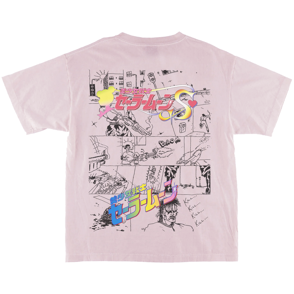 Kill Kill Kill T-Shirt à Manches Courtes - Rose Clair