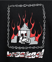 T-shirt à chaîne - Noir/Multicolore