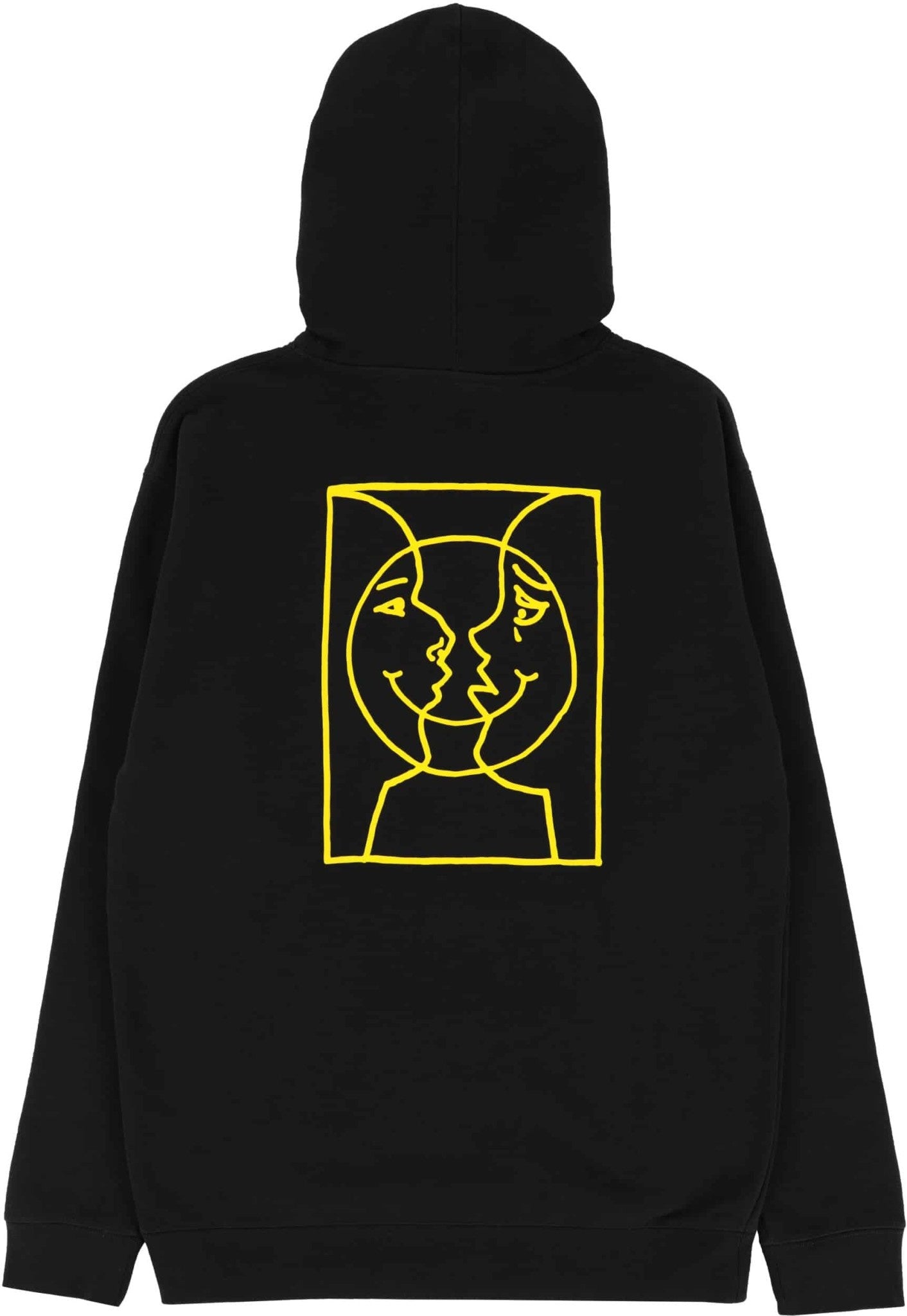 Sweat à capuche Moonsmile Raw - Noir/Jaune