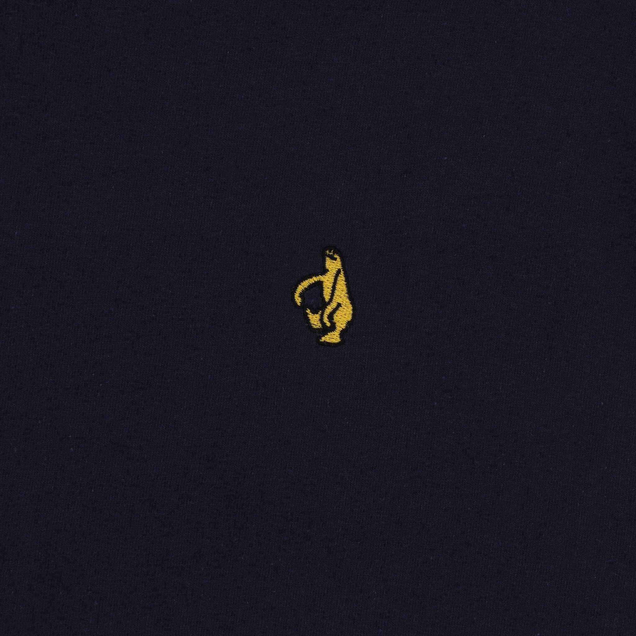 T-shirt brodé Shmoo - Noir/Jaune