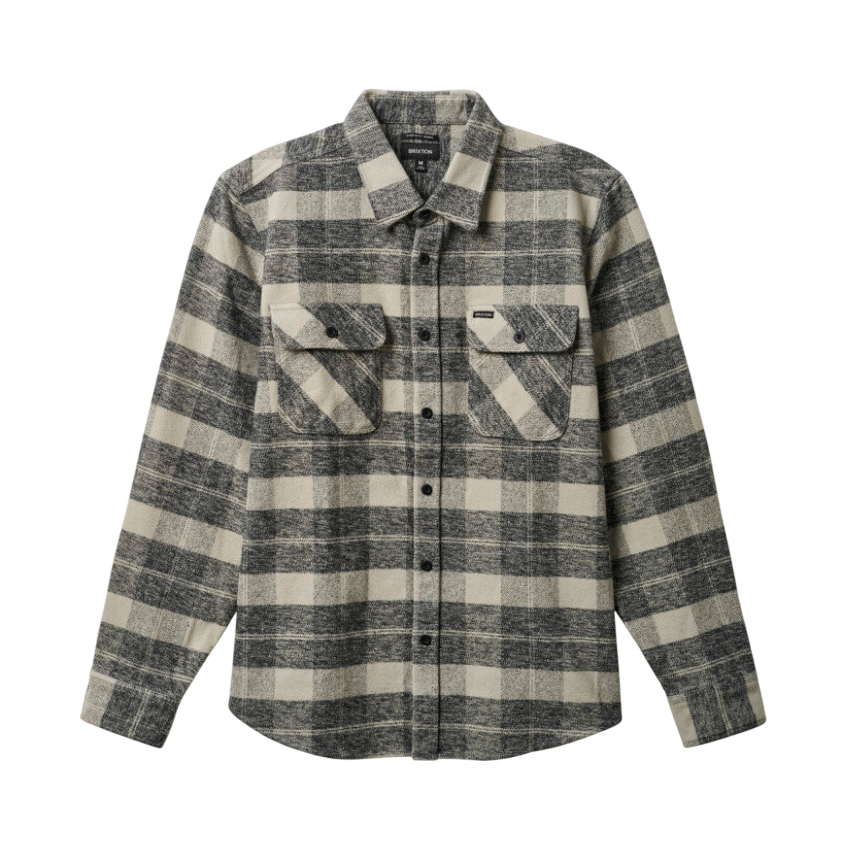 Bowery Heavyweight Flannel - Black/Charcoal