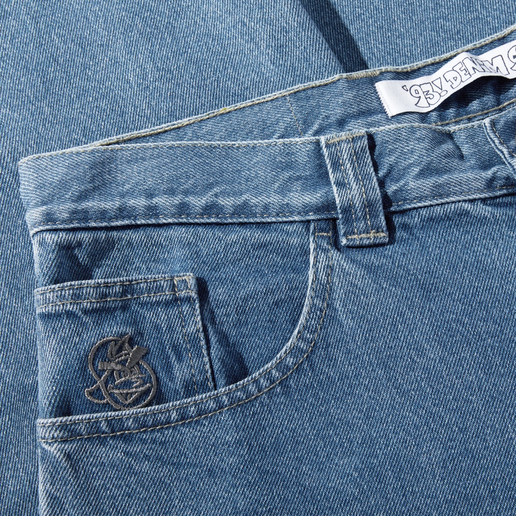 '93! Pantalon - Bleu Moyen