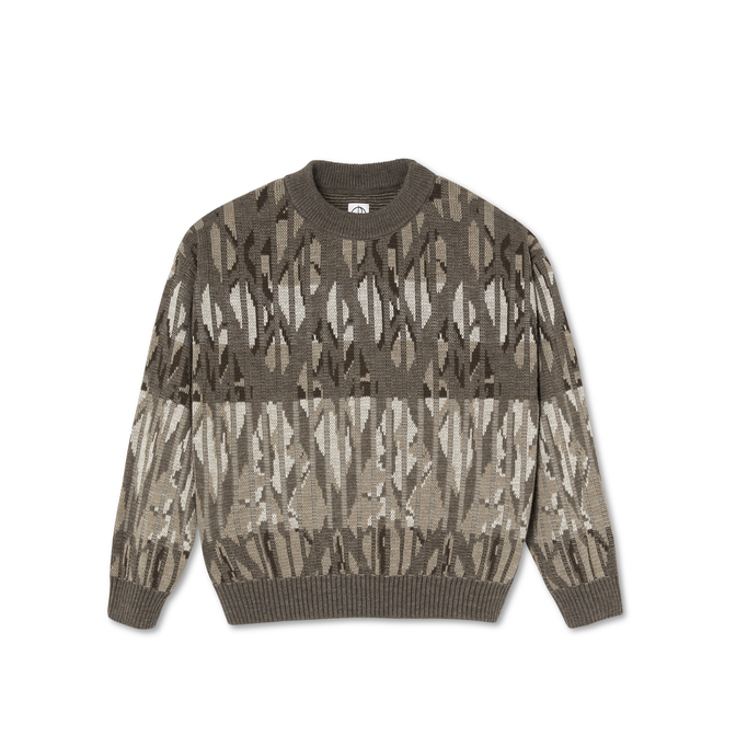 Polar Skate Co. Paul Knit Sweater - Light Brown – Palm Isle Skateshop