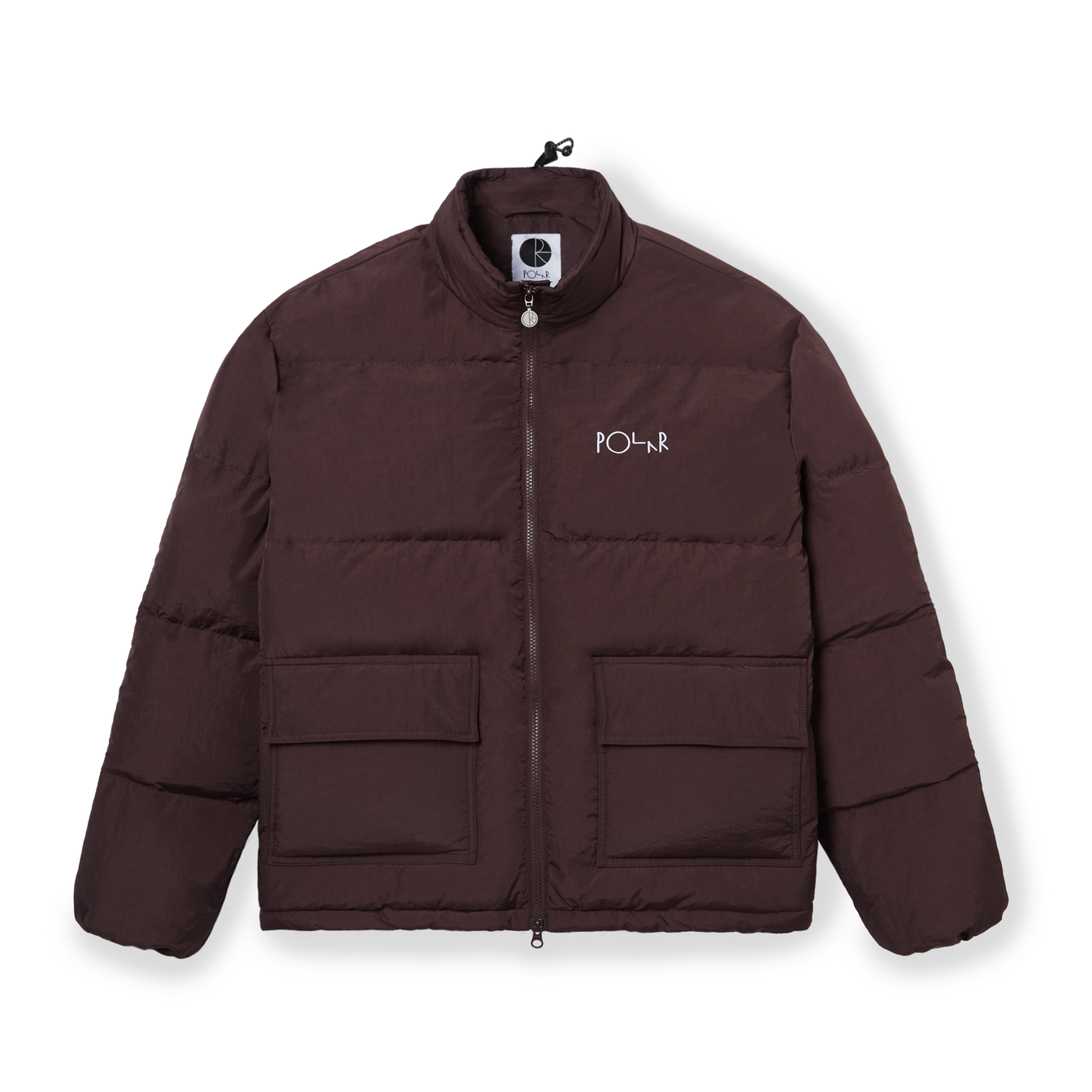 Polar Skate Co. Pocket Puffer - Bordeaux – Palm Isle Skateshop