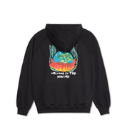 Sweat à capuche zippé par défaut Bienvenue dans la nouvelle ère - Noir