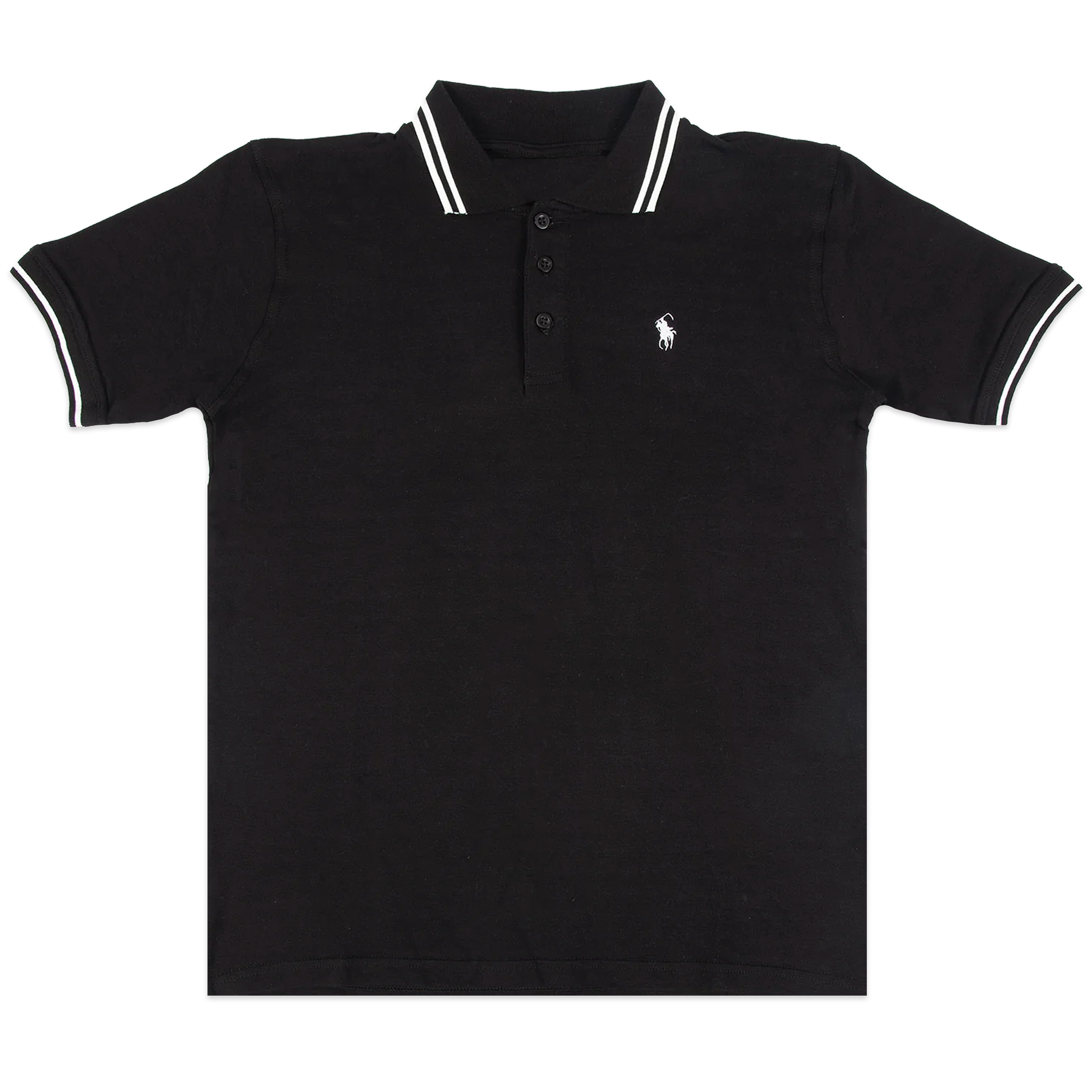 Polo brodé Reaper Jockey - Noir
