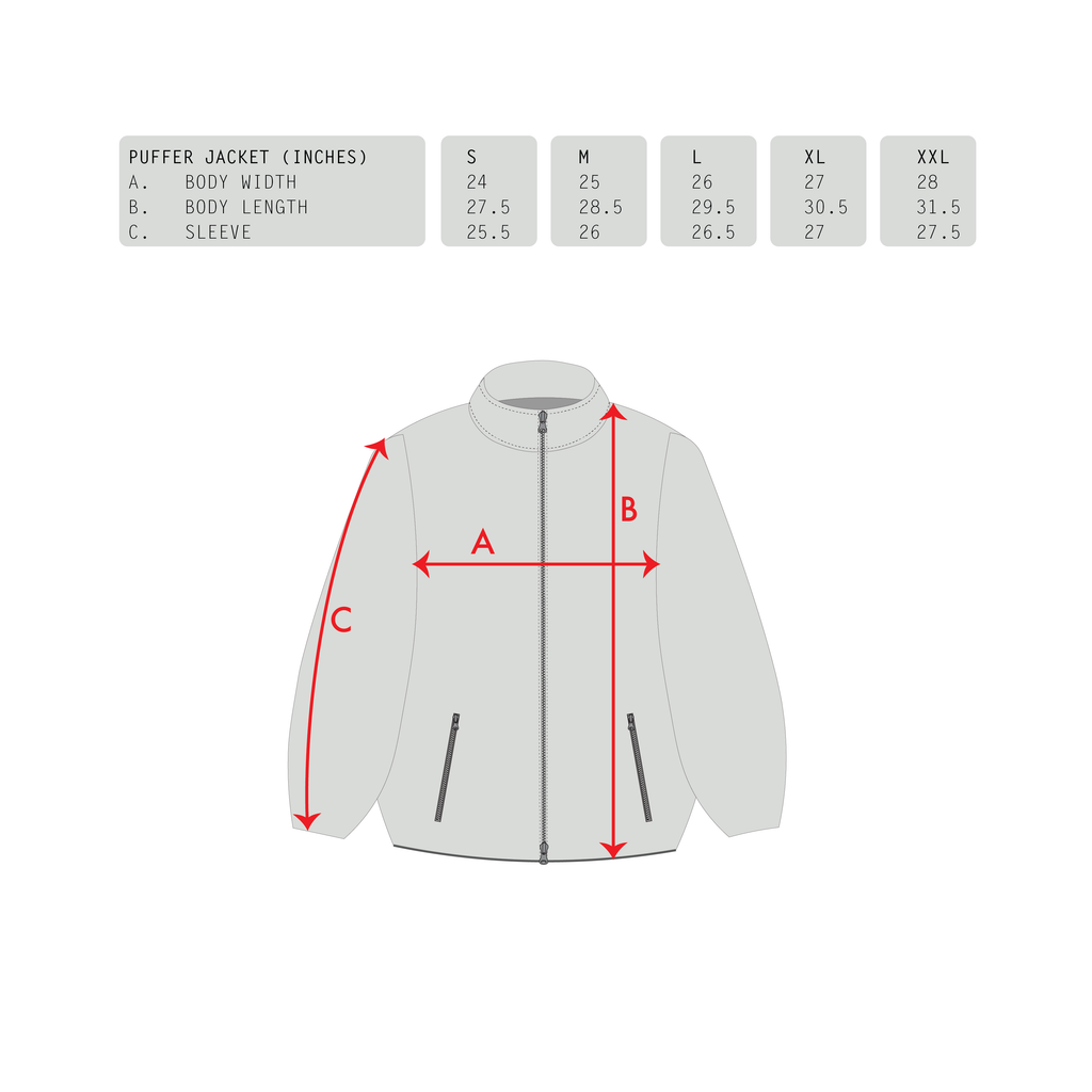 Puffer Jacket - Black
