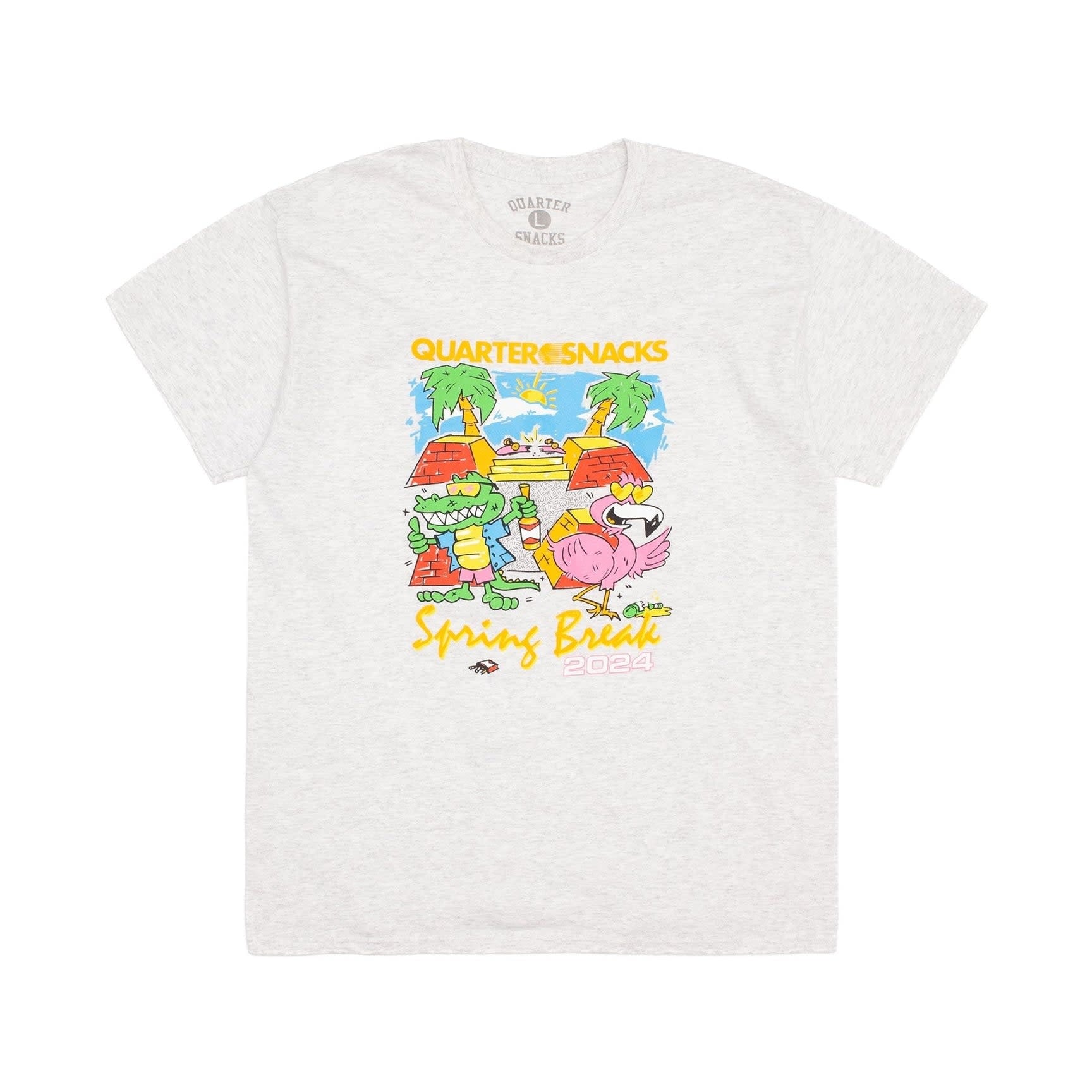 T-shirt Spring Break - Gris cendré