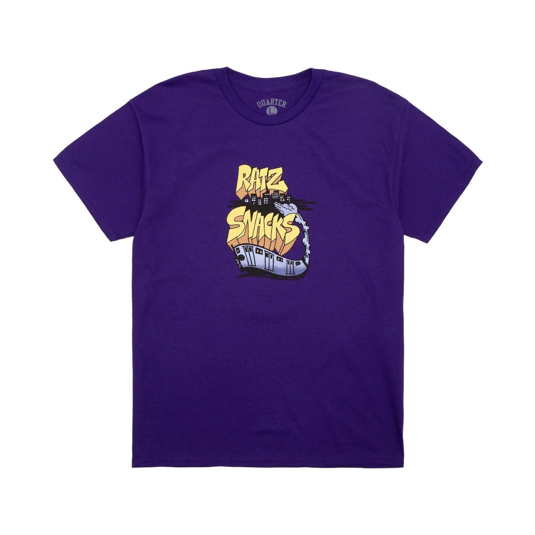 T-shirt Quartersnacks x Rat Ratz Train - Violet