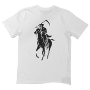 Reaper Jockey Back T-Shirt - White/Black