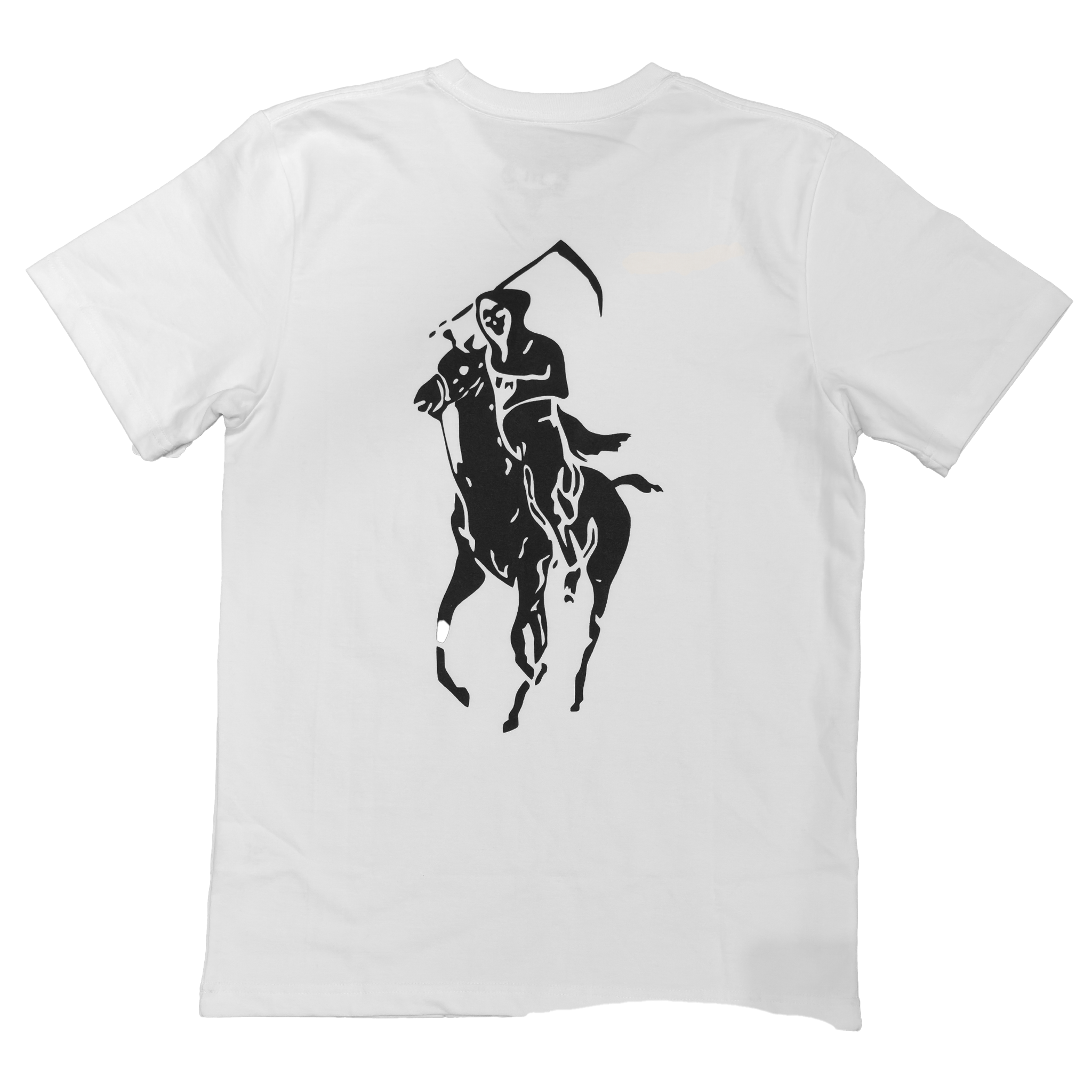 Reaper Jockey Back T-Shirt - White/Black