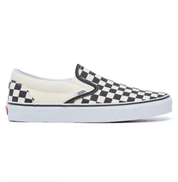 Slip-On Classique à Damier - Noir/Blanc Cassé