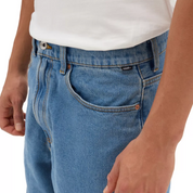 Check-5 Pantalon Denim Baggy - Bleu Stonewash
