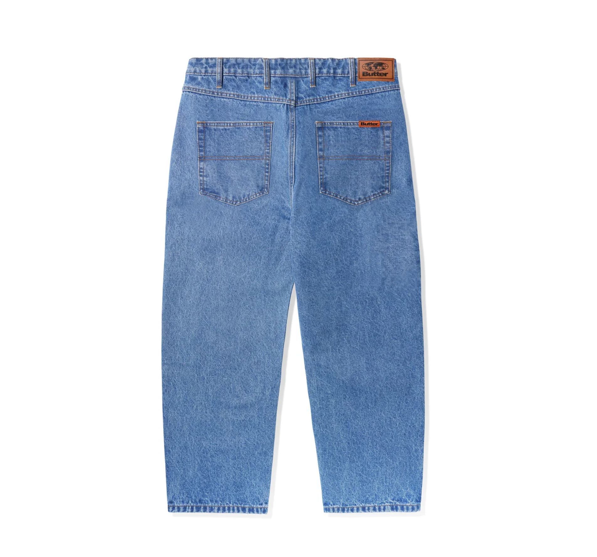 Jean Baggy en denim - Indigo délavé