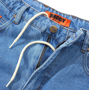 Jean Baggy en denim - Indigo délavé