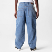 Jean Baggy en denim - Indigo délavé